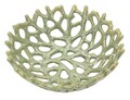 Vas decorativ Coral, Mauro Ferretti, 35x13 cm, ceramica, verde