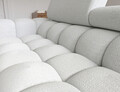 Coltar extensibil dreapta 3 locuri ELTAP, RT-03ROY, Felro, 285x181x93 cm, lemn/poliester, gri deschis