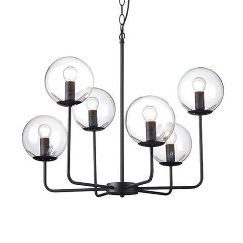 Poza Candelabru Aca Lighting, DELOS, 65x120 cm, 6xE14, 40W, transparent