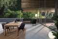 Masa pentru gradina Maverick, Bizzotto, 200x100x77 cm, lemn de tec reciclat, natural