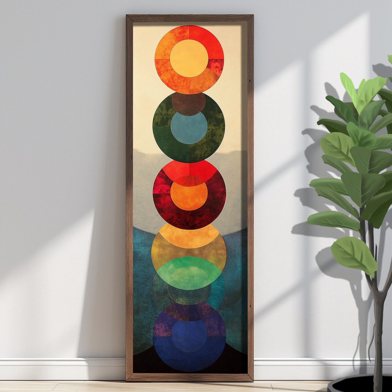 Tablou decorativ EMR088 Lemn Multicolor