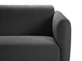 Canapea 2 locuri, Noomi-215, Micadoni Home, 162x94x75 cm, tesatura structurata chenille, grafit