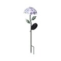 Lampa de gradina Flower Stake, Lumineo, 17x54 cm, 26 led-uri, mov