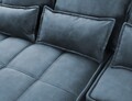 Coltar extensibil stanga 4 locuri ELTAP, LT-40MAN, Campo, 265x196x88 cm, lemn/poliester, albastru inchis