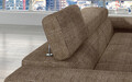 Coltar extensibil dreapta 4 locuri ELTAP, Armd-03, Armando, 289x203x85 cm, lemn/poliester, bej inchis/maro