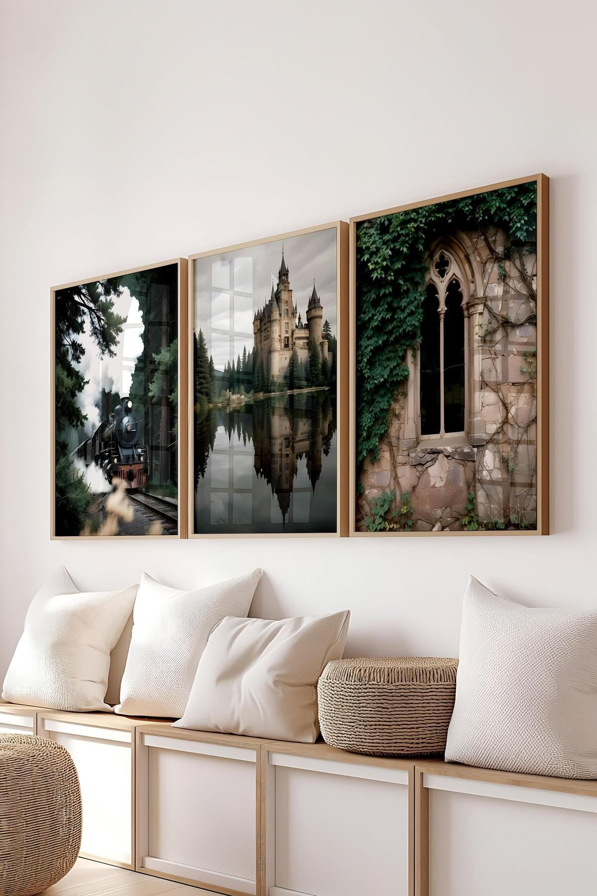 Set de pictură decorativă, Ç-300751, Sticla PVC, Multicolor