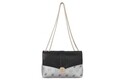 Geanta Beverly Hills Polo Club, 623, piele ecologica, gri/negru