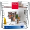Etajera pentru condimente Steppo, Metaltex, 20x18x15 cm, inox/invelis din Polytherm, argintiu