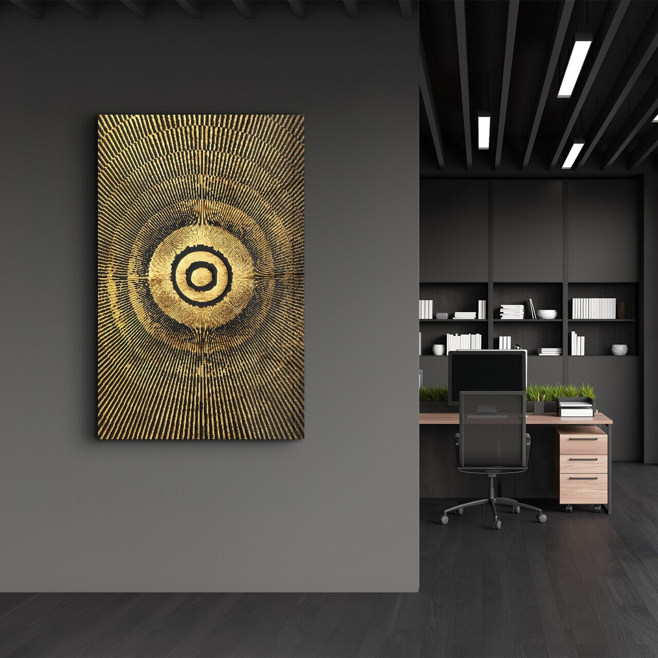 Tablou decorativ, CAM-5028, Dimensiuni: 70 x 110 cm, Multicolor