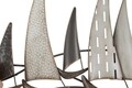 Decoratiune de perete Regata, Mauro Ferretti, 100x44 cm, fier, multicolor