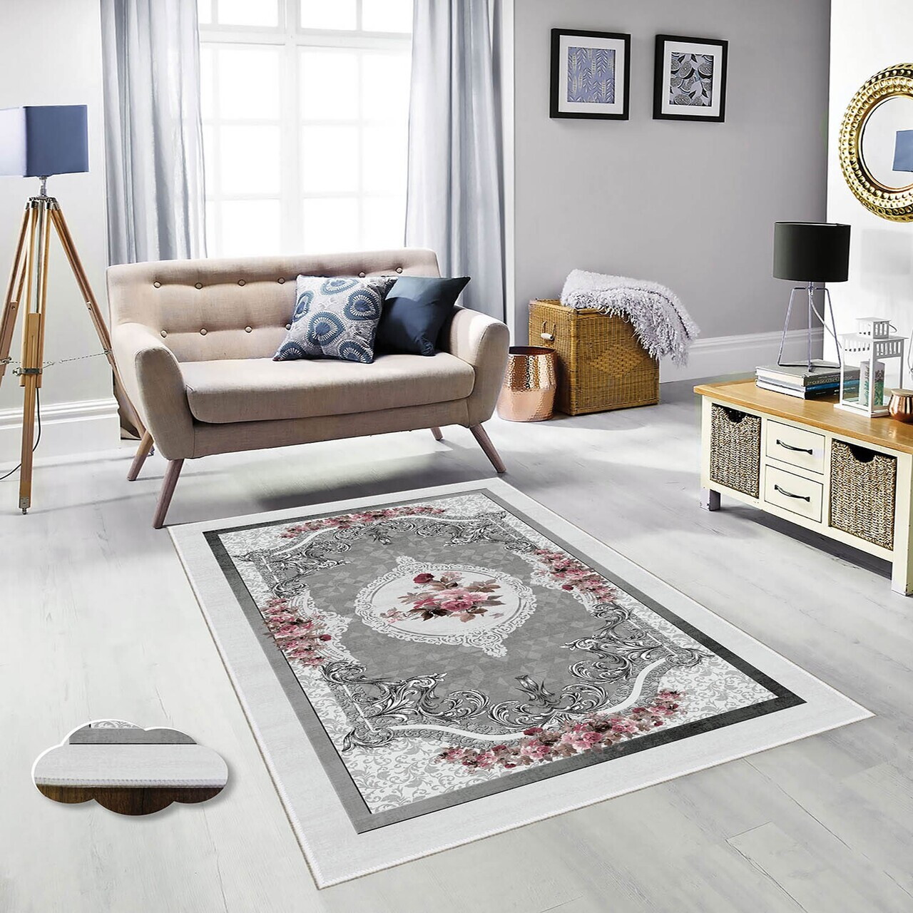 Covor Eexfab661 120x180 cm Poliester Multicolor