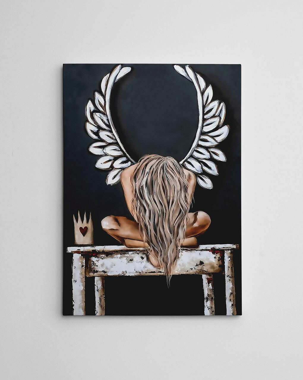 Tablou decorativ, WY177 (70 x 100), 50% bumbac / 50% poliester, Canvas imprimat, Multicolor - 1 | YEO