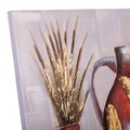 Tablou decorativ Flowering, Creaciones Meng, 100x100 cm, canvas pictat manual