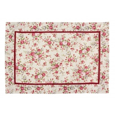 Set 4 suporturi pentru farfurie, lady rose, bizzotto, bumbac, 35x50 cm