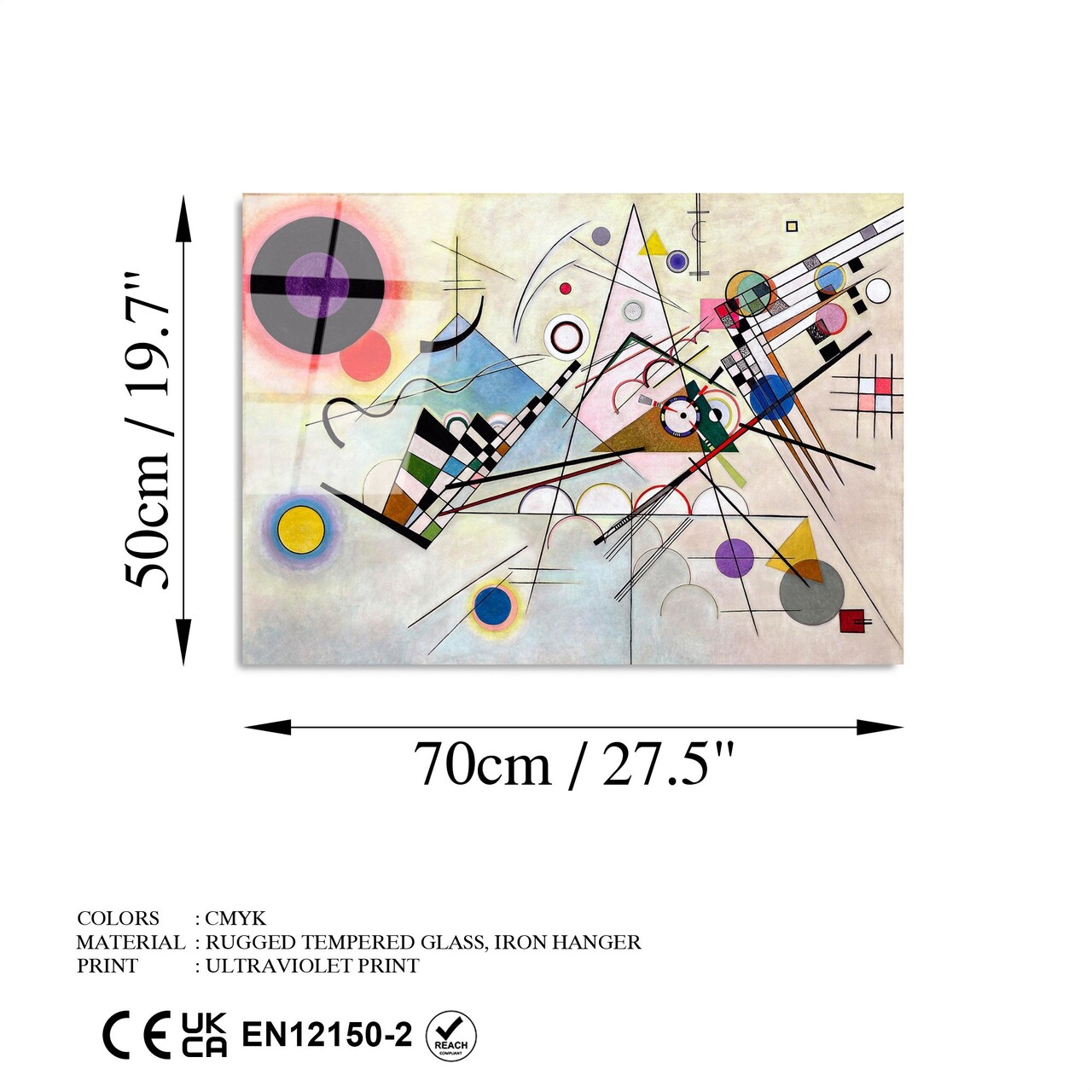 Tablou decorativ, UV-415 50 x 70, 50 x 70 cm, Multicolor - view 8