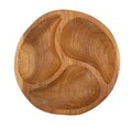 Sculptura decorativa / vas decorativ Tray, Mauro Ferretti, 25.5x25.5x3 cm, tec reciclat, lucrat manual, model unicat, maro