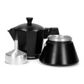 Filtru cafea Mia, Homla, 12x18 cm, 6 cesti, aluminiu, negru