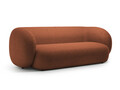 Canapea modulara 3 locuri, Kate, Micadoni, 213x99x76 cm, tesatura boucle, teracota