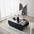 Masuta de cafea, Neostill, Brise, Negru/Transparent
