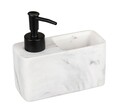 Dozator detergent lichid, Wenko, Resa, 150 ml, 14.5 x 14.3 x 6 cm, polirasina/plastic, multicolor