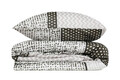 Lenjerie de pat dubla King (FR), 3 piese, Calista, Victoria, 65% bumbac/35% poliester