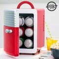 Cutie frigorifica portabila electrica Thermic Dynamics Vintage Cooler, 5 L, 50W, rosie