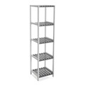 Organizator baie cu 4 rafturi Ellis, Versa, 34 x 33 x 140 cm, MDF/metal