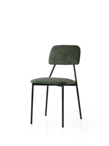 Set scaune 4 piese, Nmobb, Mono, Verde