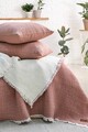 Set cuvertura de pat dubla 3 piese, Alda - Dusty Rose, Şaheser, 70% bumbac/30% poliester