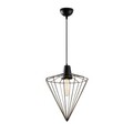 Lustra, Tatum, 584TTM1298, Metal, Negru / Vintage