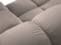 Canapea modulara 2 locuri, Bellis-51, Micadoni Home, 188x94x70 cm, catifea, cappuccino