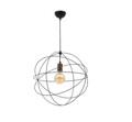 Lustra ELTAP, Olinto, 45x130 cm, 1xE27, 15W, otel, negru