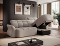 Coltar extensibil dreapta 3 locuri ELTAP, Beneth, 301x185x115 cm, lemn/poliester, bej