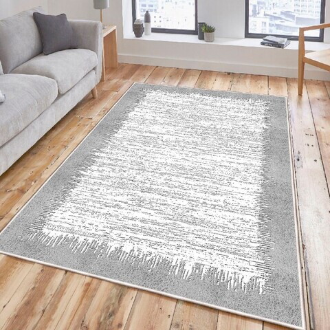 Covor, Woosonıl076, 120x180 cm, Crem / Gri
