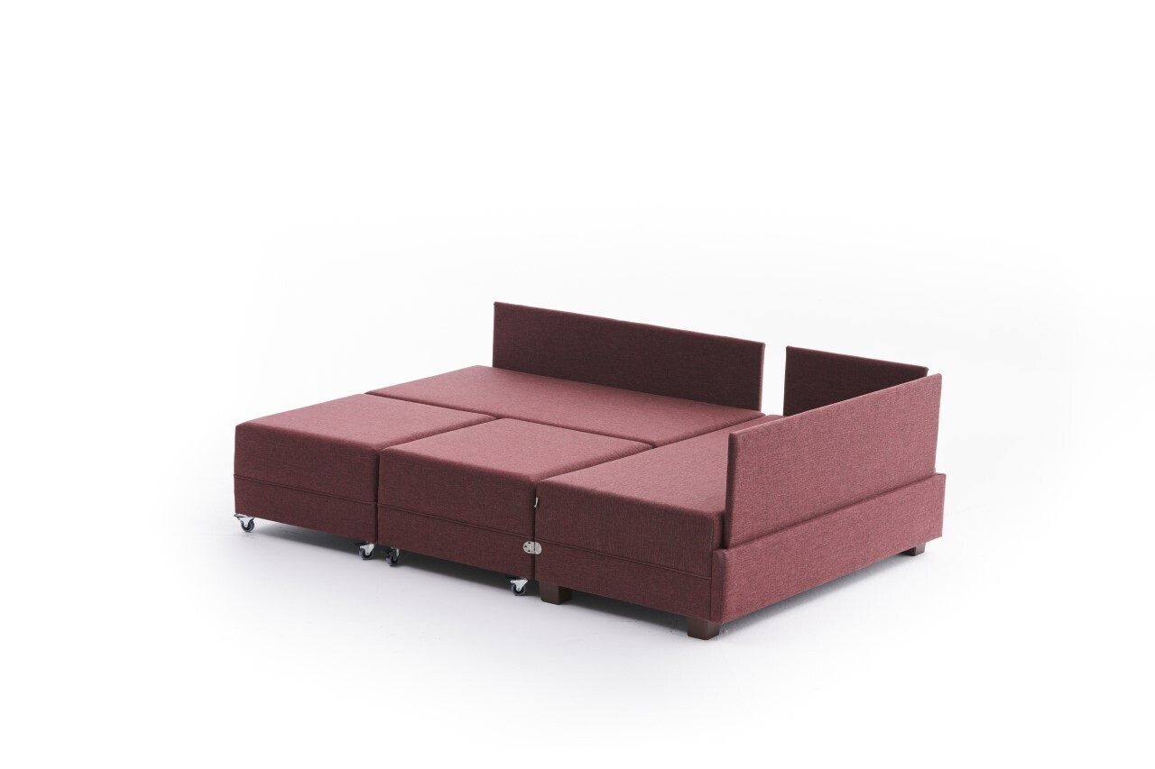 Coltar, Atelier del Sofa, 613LFS1162, Rosu claret — imaginea 7