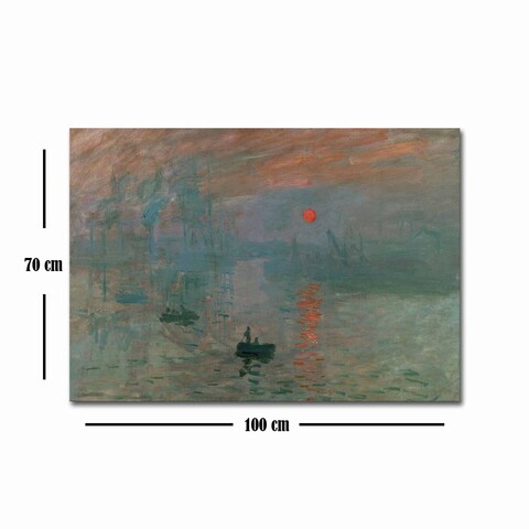 Tablou decorativ, 70100FAMOUSART-040, Canvas, 70 x 100 cm, Multicolor