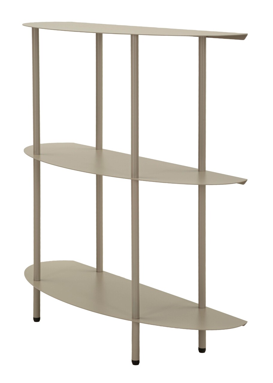 Consola, Mauro Ferretti, Saturn, 90x28x81 cm, metal, gri dove - imagine 5