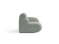Modul canapea dreapta 1 loc, Neo, Micadoni Home, 110x100x83 cm, tesatura Chenille Silencio, albastru muted