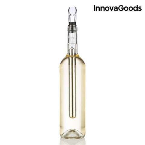 Dispozitiv racire vin cu aerator InnovaGoods, inox/polipropilena