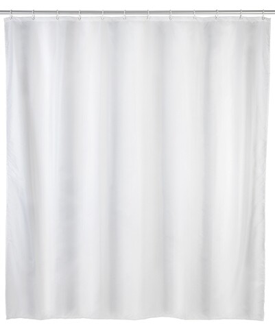 Perdea de dus, wenko, 120 x 200 cm, polietilena, alb