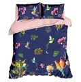 Lenjerie de pat dubla King Size, 4 piese, The Club Cotton, Harley, bumbac ranforce, 145 TC, multicolor