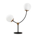 Lampa de masa, Tatum, 584TTM1720, Metal, Alb/Negru