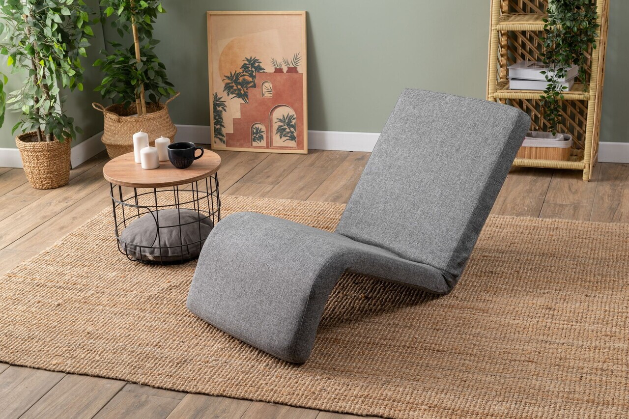 Fotoliu extensibil Atelier del Sofa 859FTN2360 Metal Gri deschis