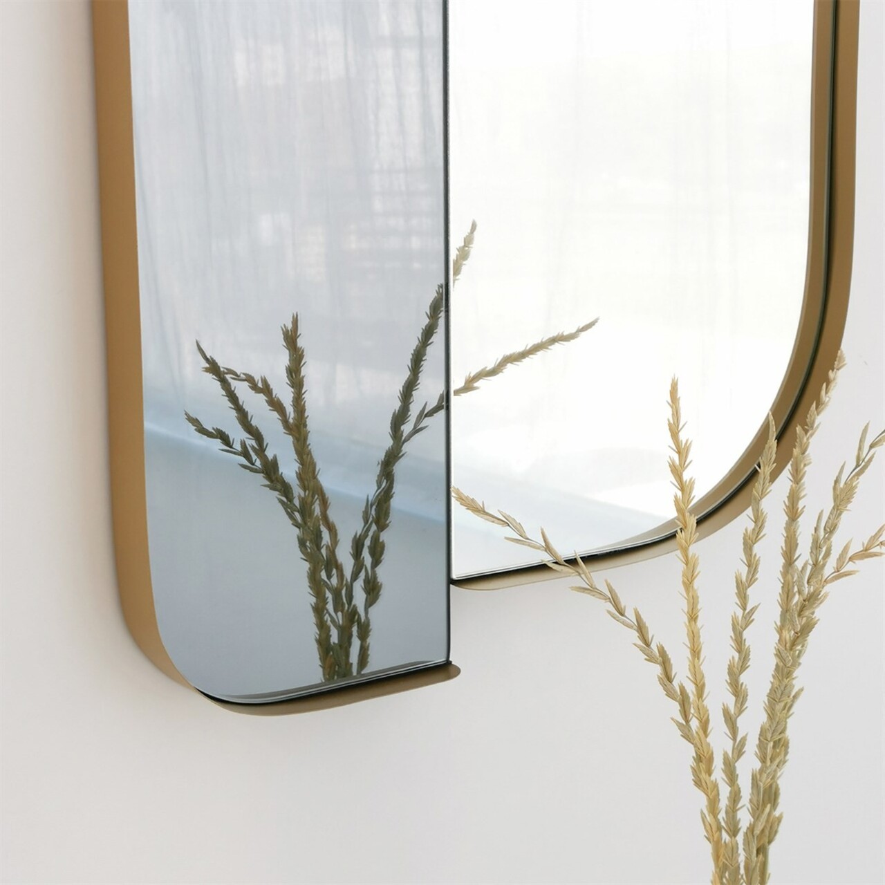 Oglinda decorativa, Neostill, Day & Night, 60x130 cm, MDF , Auriu - 2 | YEO