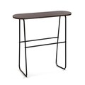 Consola Emmitt, Versa, 80 x 23.5 x 80 cm, MDF/metal, negru