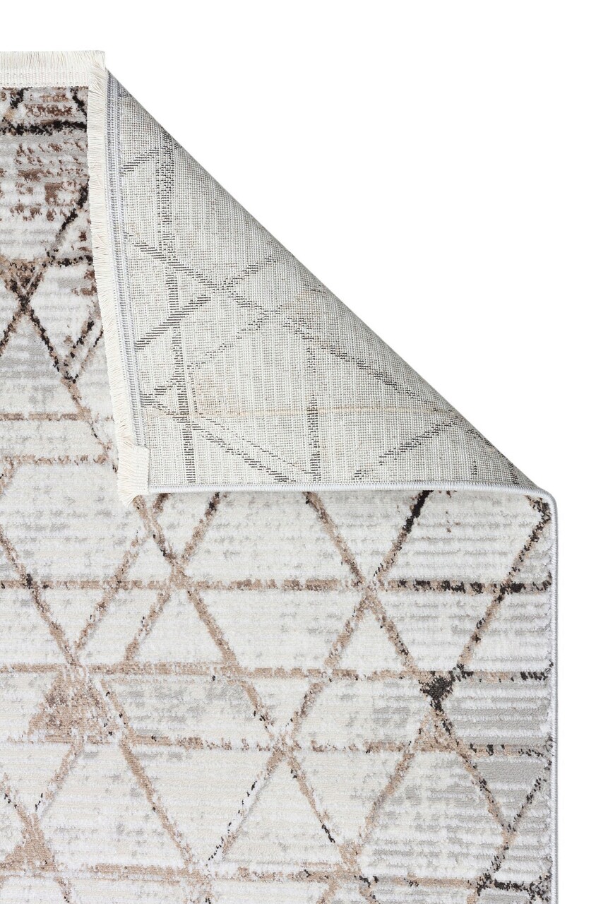 Covor, Tly 01, 160x230 cm, Poliester, Gri / Bej - 2 | YEO