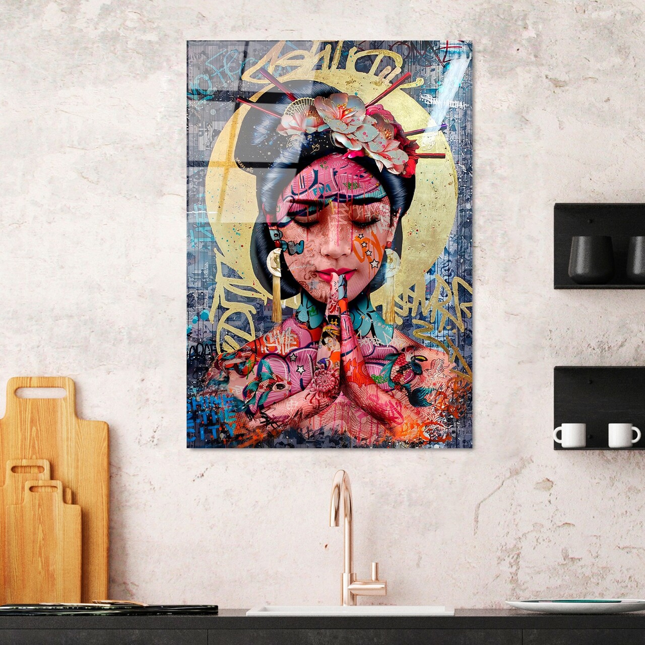 Tablou decorativ UV-728 70 x 100 70 x 100 cm Multicolor