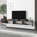 Comoda TV, Homitis, Francy 180, Antacit / Alb