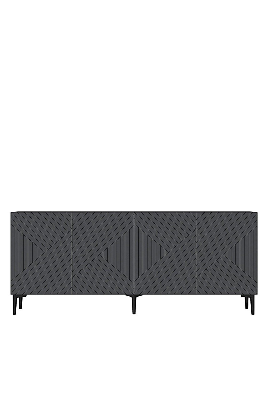 Consola, Hanah Home, Ferrro 180, 180x75x32 cm, Antracit — imaginea 5