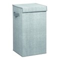 Cos pentru rufe Aldo, iDesign, pliabil, 35.5x35.5x64 cm, gri